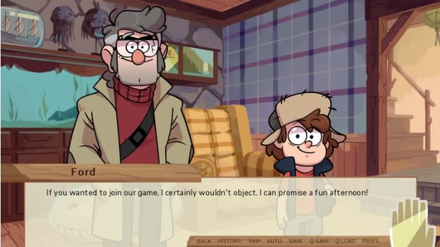 Dipper Pines character portrait